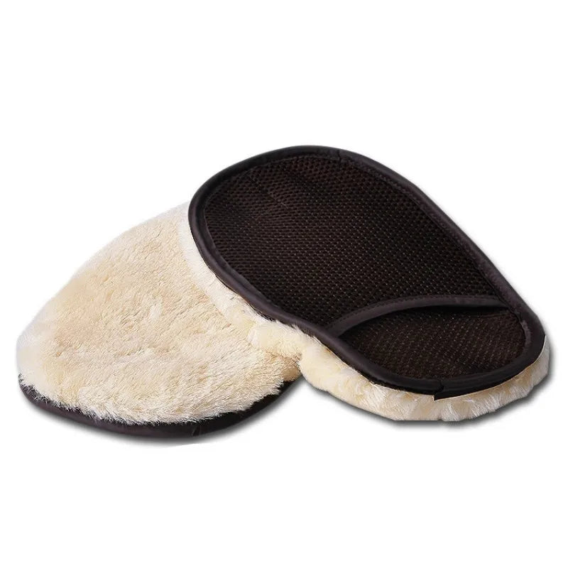 Car Styling Wool Soft Car Washing Gloves