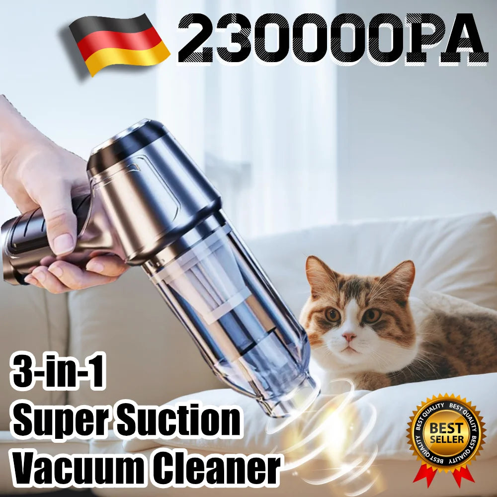 Car Vacuum Cleaner Strong Suction Cleaning Mini Machine