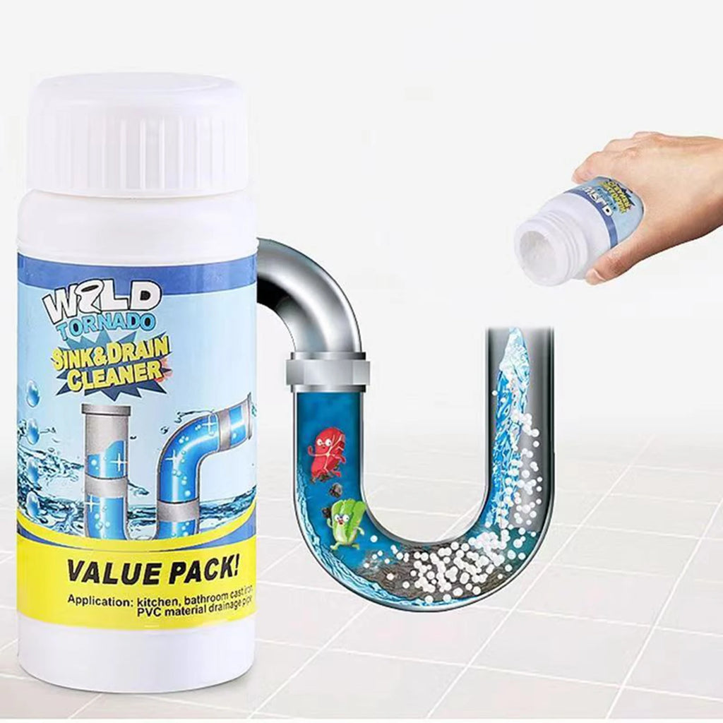 Powerful Sink and Drain Cleaner Powder Fast Acting