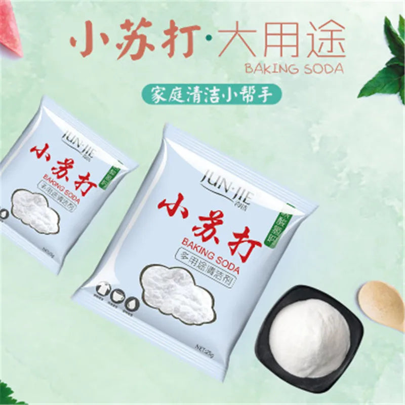 Baking soda powder cleaning decontamination