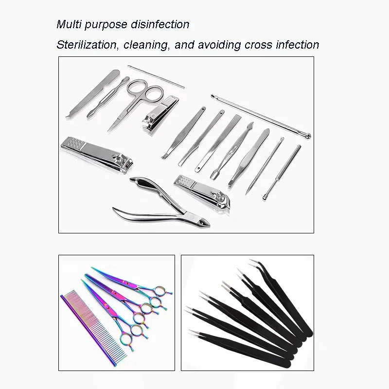 Barber Disinfectant Jar Comb Sterilization