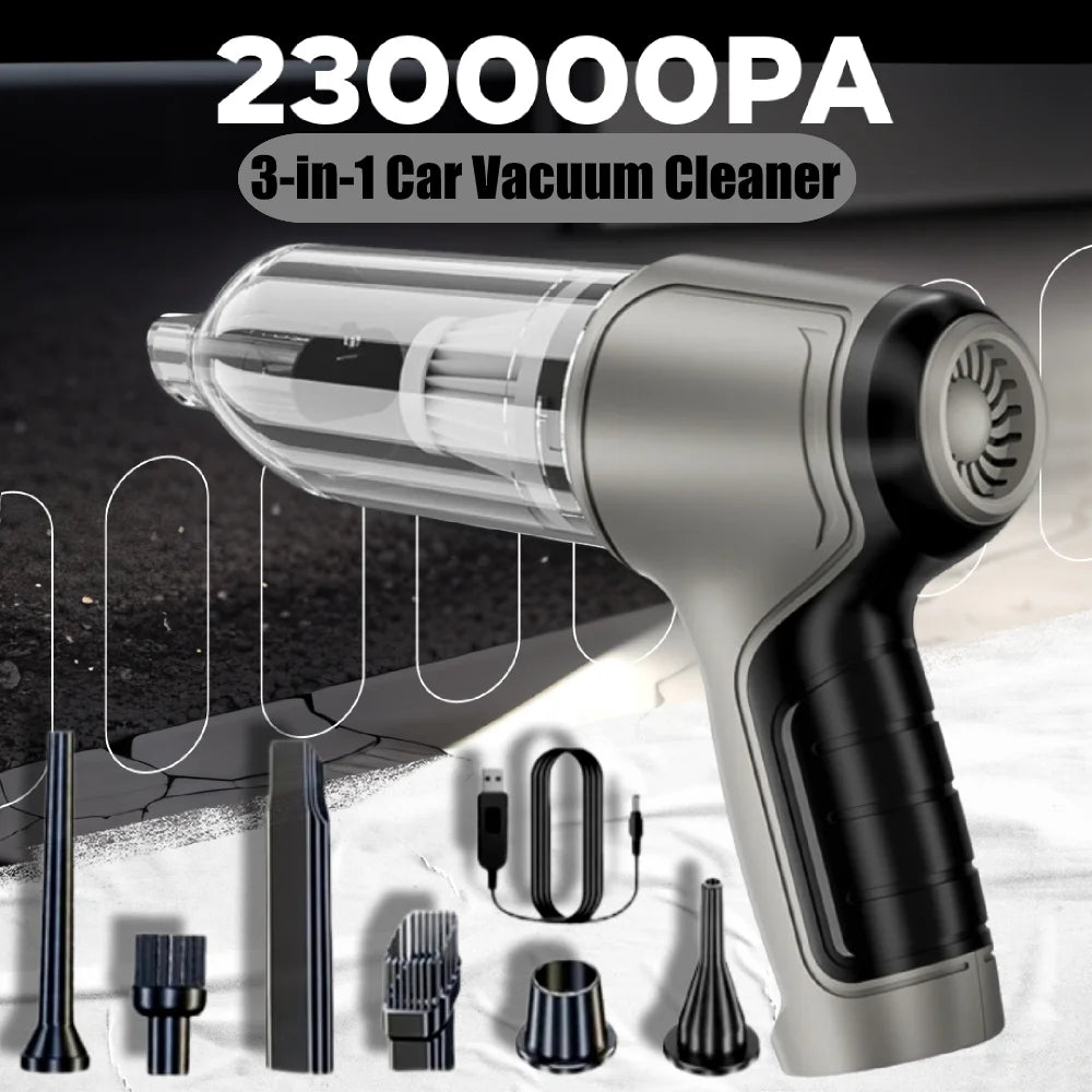 Car Vacuum Cleaner Strong Suction Cleaning Mini Machine