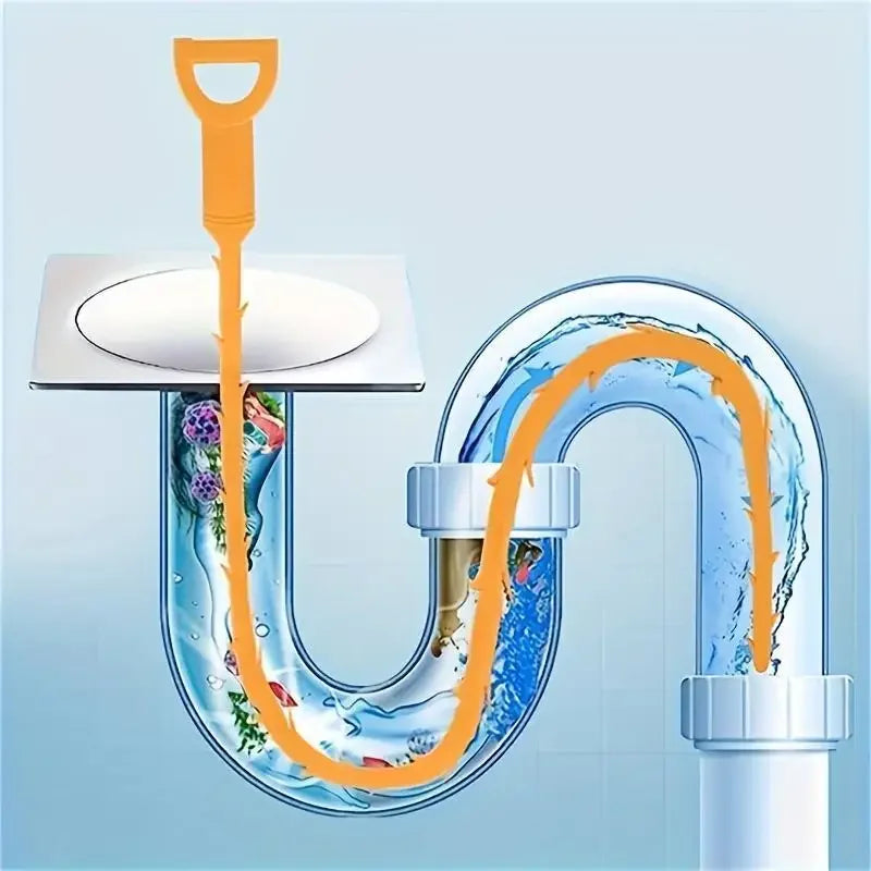 Easily Unclog Household Pipes and Clean Hair.