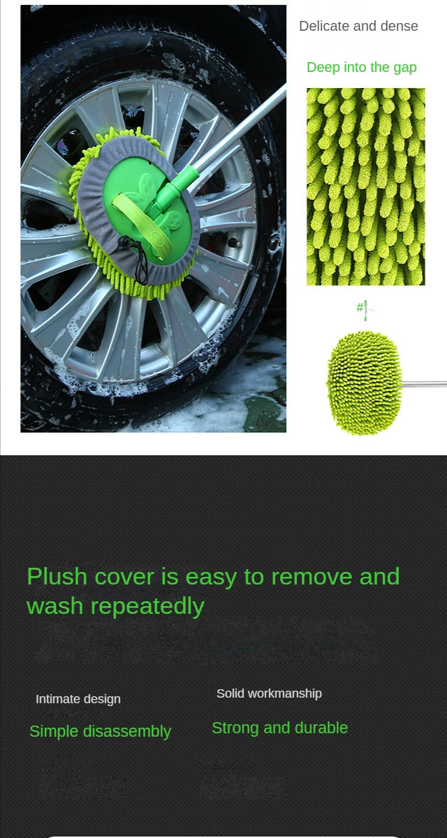 Adjustable Car Detailing Cleaning Brush
