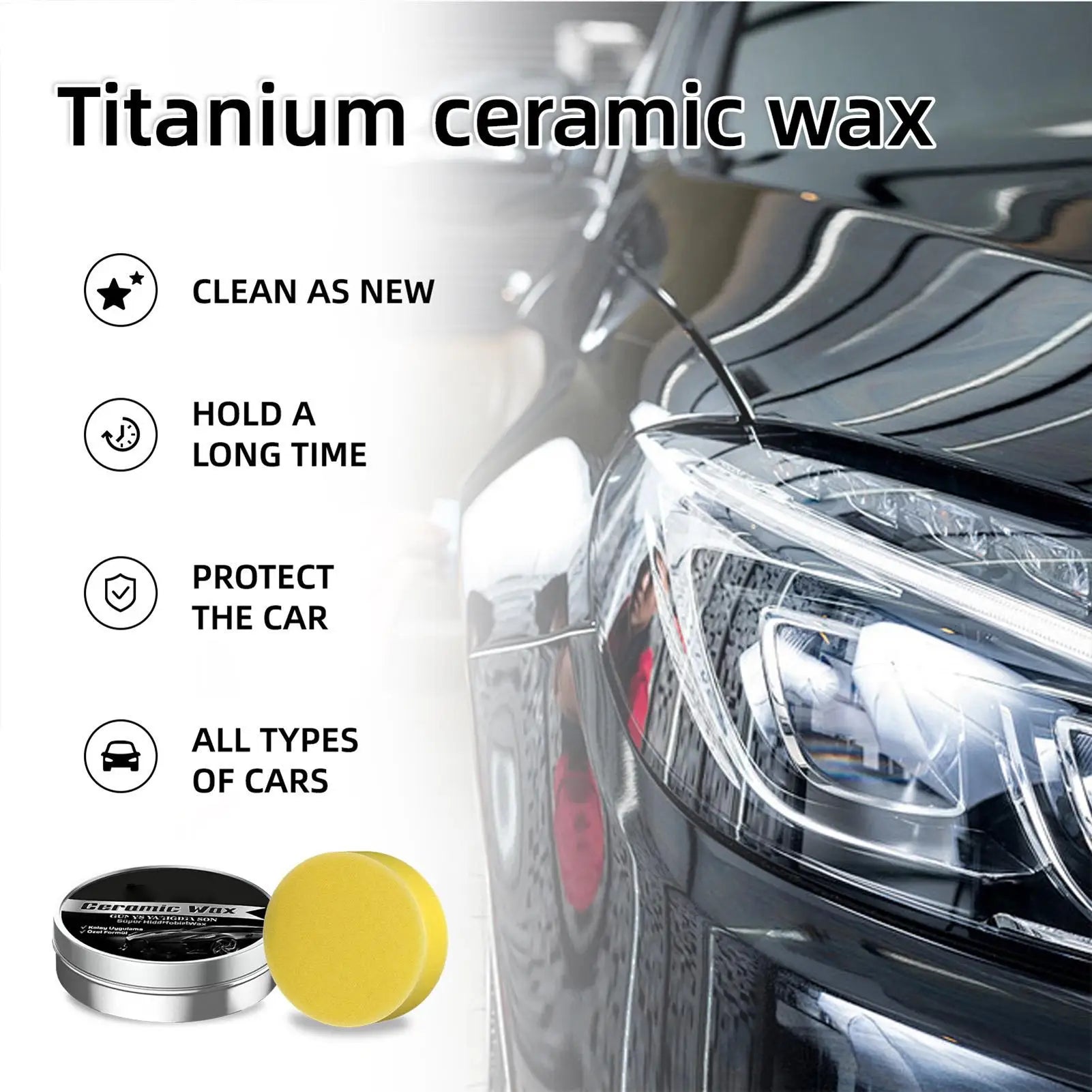 Ceramic Wax For Cars Paint Restorer Scratches Repair