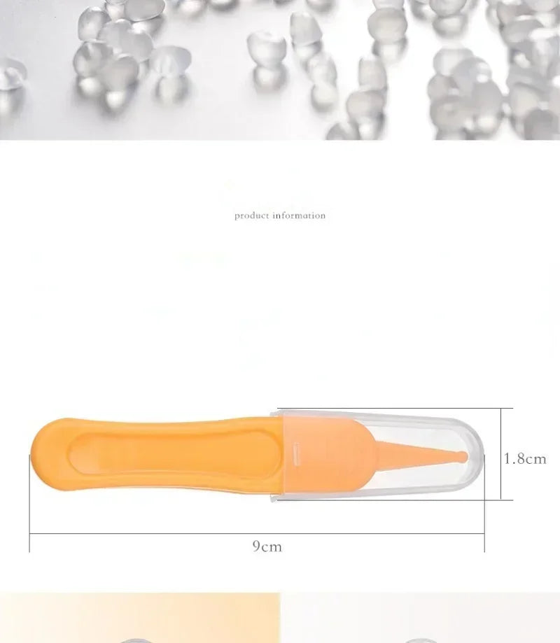 Tweezers Cleaning Forceps Baby Plastic Tweezers Nose Cleaner Tool