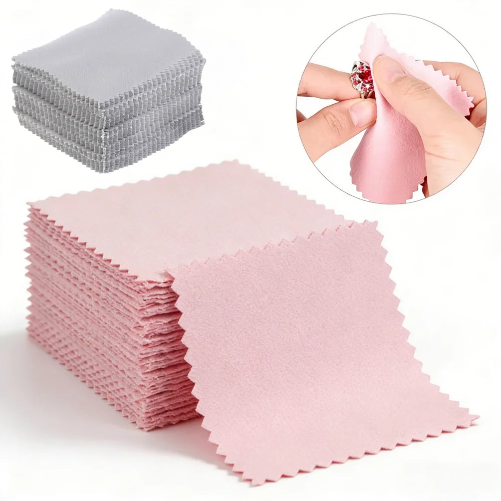 50pcs/pack Jewelry Cleaning Cloth