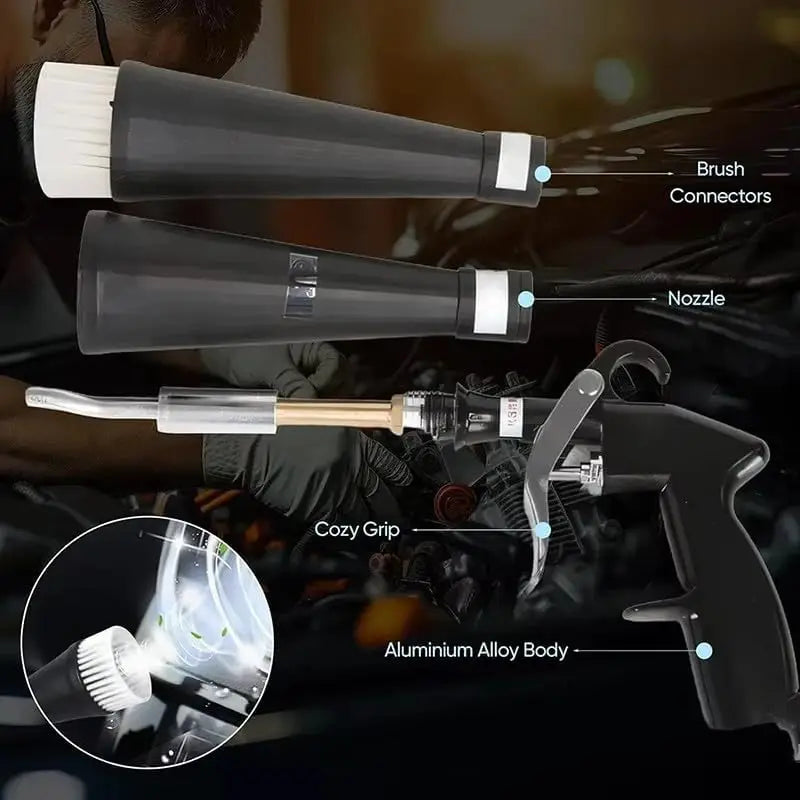 Tornado Cleaning Gun Air Blow Gun Detailing Dry Cleaning Gun Air Nozzle Blow Gun