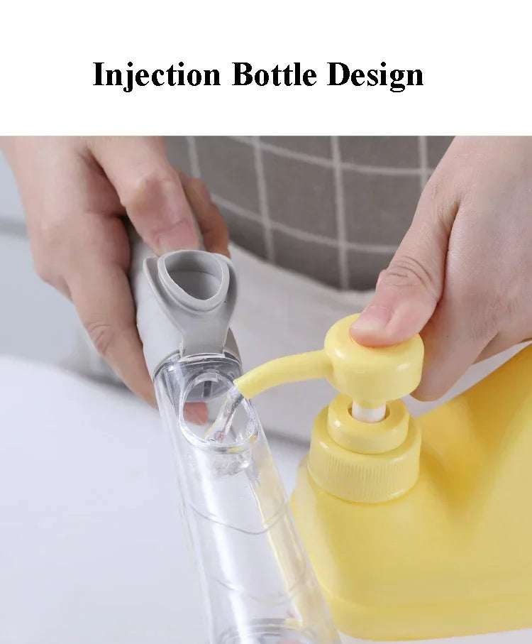 Kitchen Cleaning Brush 2 In 1 Long Handle