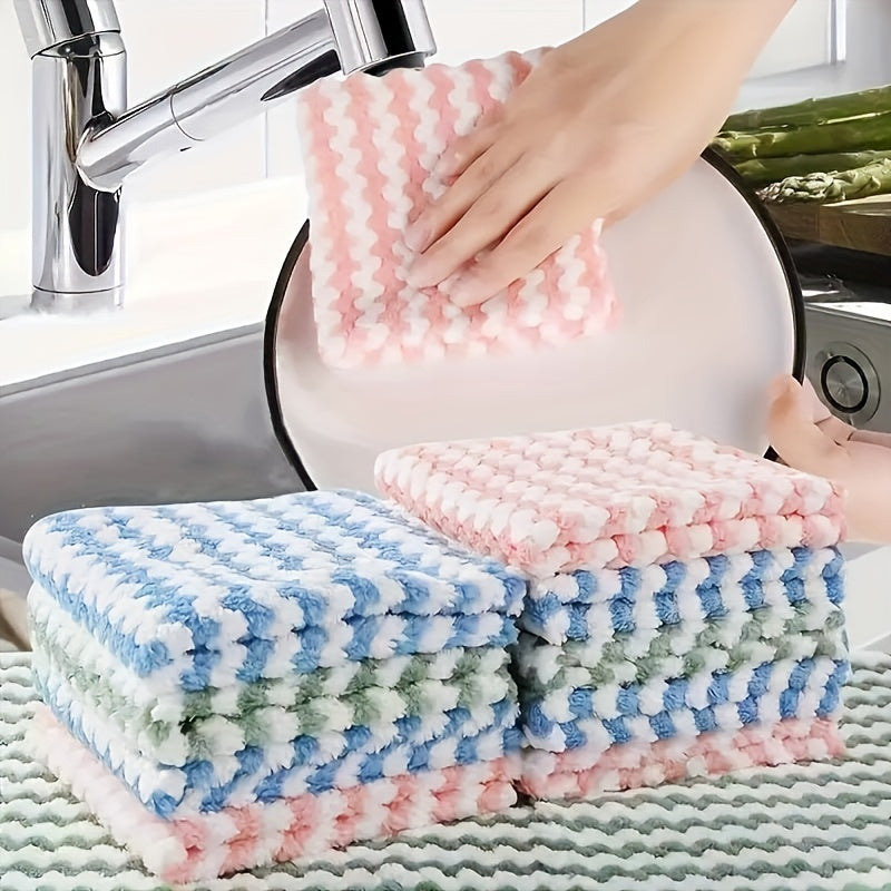 5-Pack Ultra-Soft Microfiber Dish Cloths