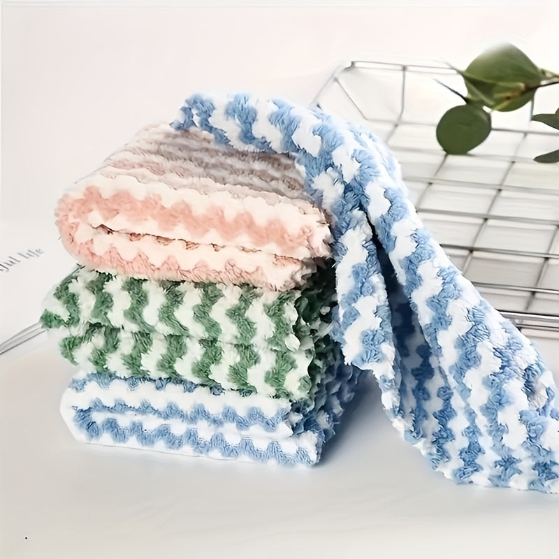 5-Pack Ultra-Soft Microfiber Dish Cloths
