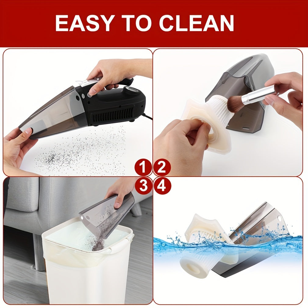 4-in-1 Multifunctional Car Vacuum Cleaner