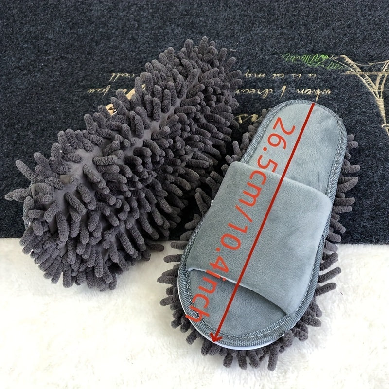 1 Pair of Detachable Floor Cleaning Slippers