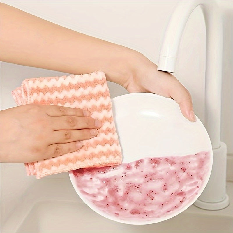 5-Pack Ultra-Soft Microfiber Dish Cloths
