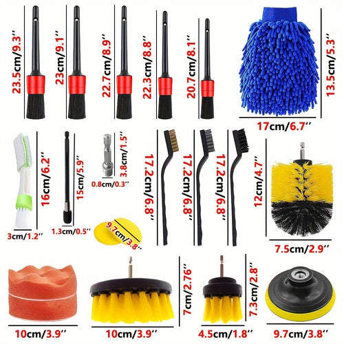 33pcs/Set Auto Detailing Kit