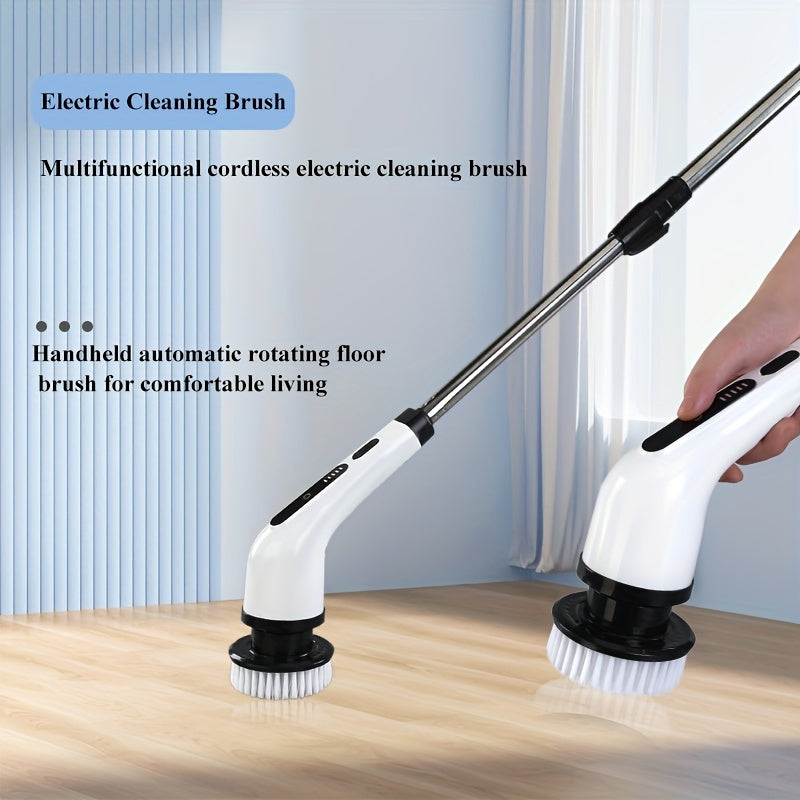 Electric Spin Scrubber With 7 Replaceable Brush Head